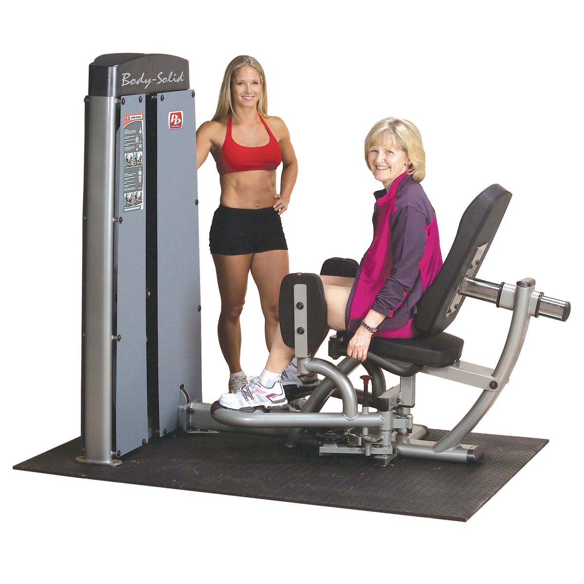 Body-Solid DUAL INNER OUTER THIGH MACHINE, FREESTANDING, 210LB