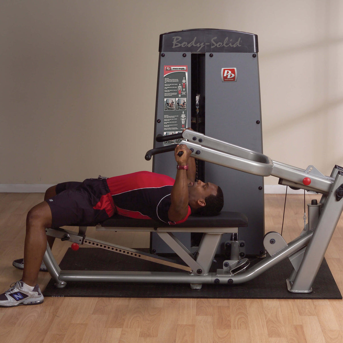 Body-Solid Dual FID Press-Machine, Freestanding Flat Press