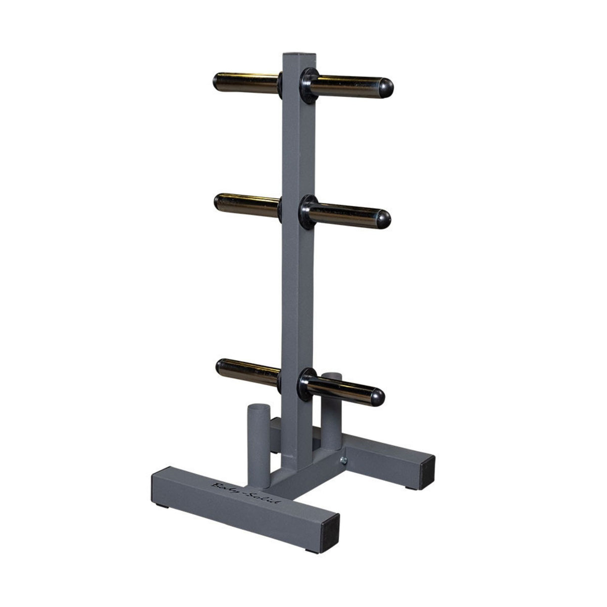 Body-Solid 6-Post Weight Tree and Bar Holder for Olympic Weight Plates WT46 Without Background