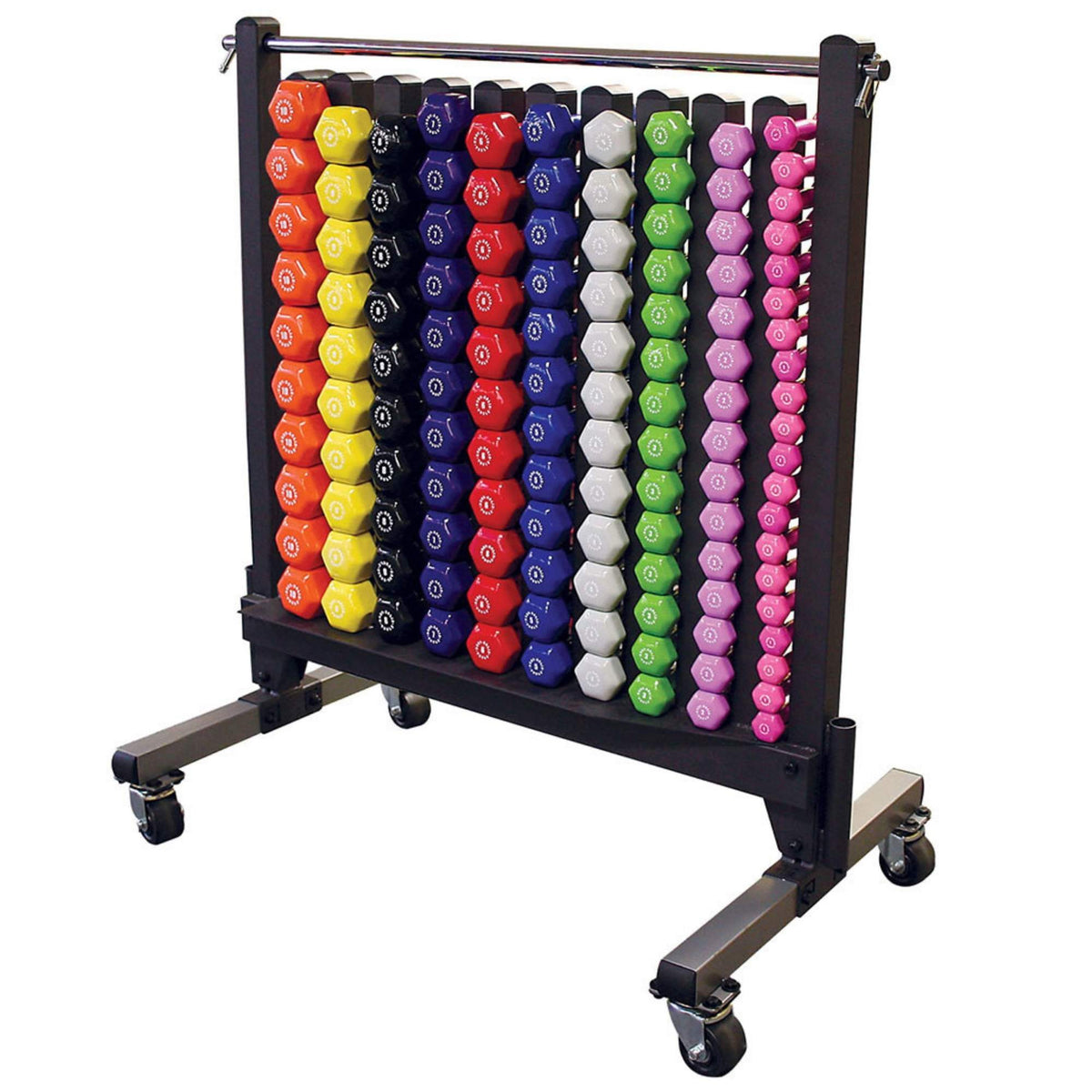 Body-Solid Commercial Vinyl Dumbbell Package GDR500 With Vinyl Dumbbells