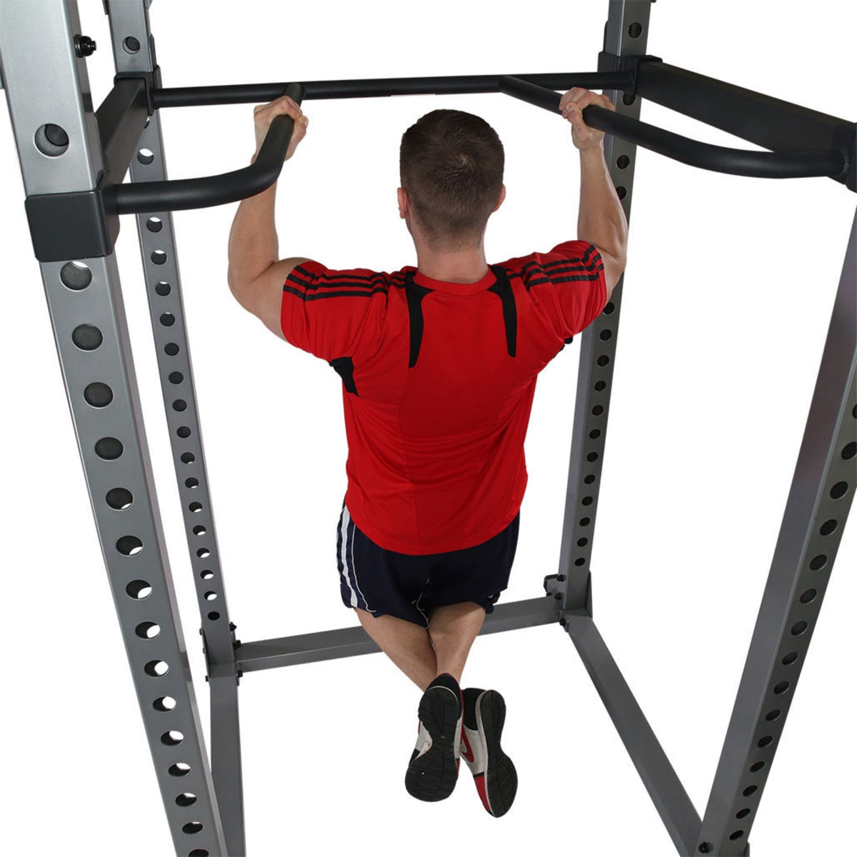 Body-Solid Power Rack Dip Attachment DR378 Chin Ups Back side