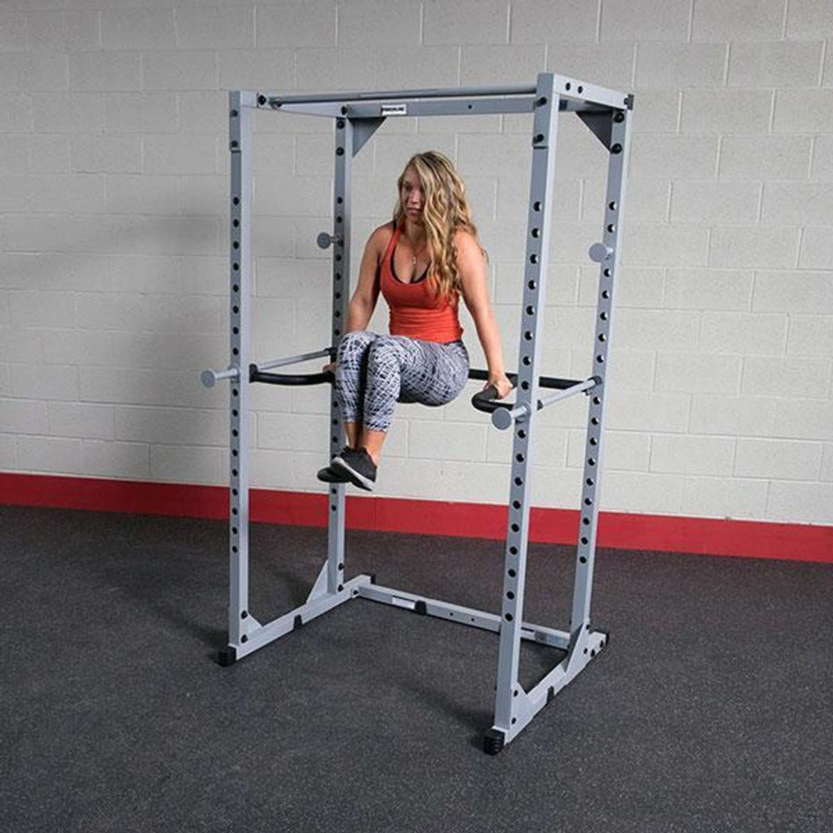 Body-Solid Powerline Dip Attachment for Power Racks DR100 knee raise