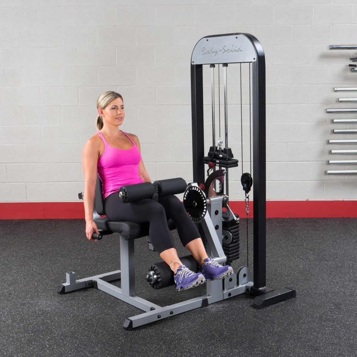 Body-Solid Pro Select CAM Leg Extension Leg Curl Machine GCEC-STK Seat Press