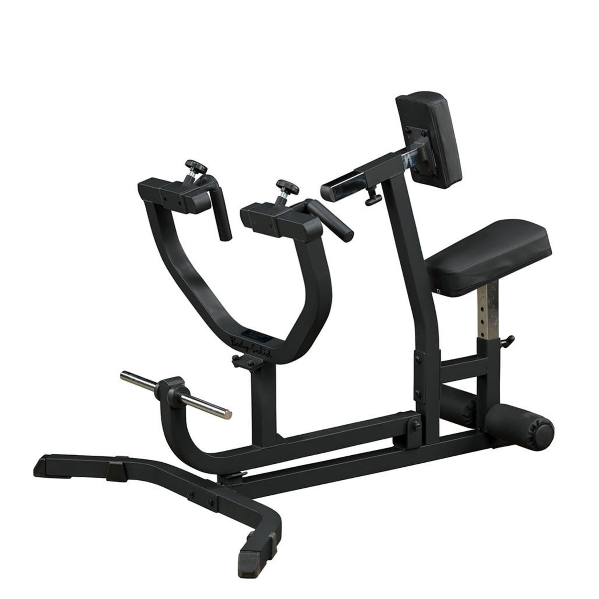 Body-Solid Seated Row Machine GSRM40B with white background