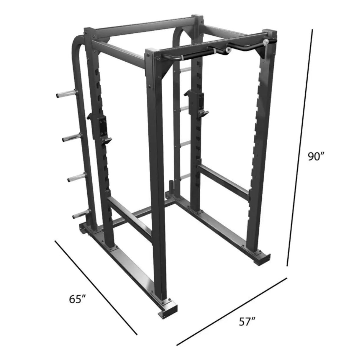 BodyKore Foundation Series Squat Cage G703 Dimensions