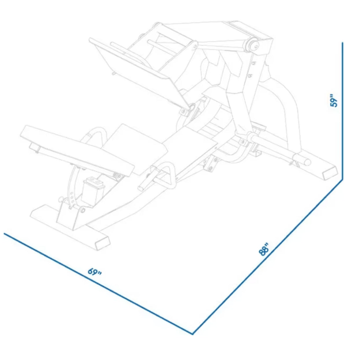 BodyKore Leg Press GR808 Specifications