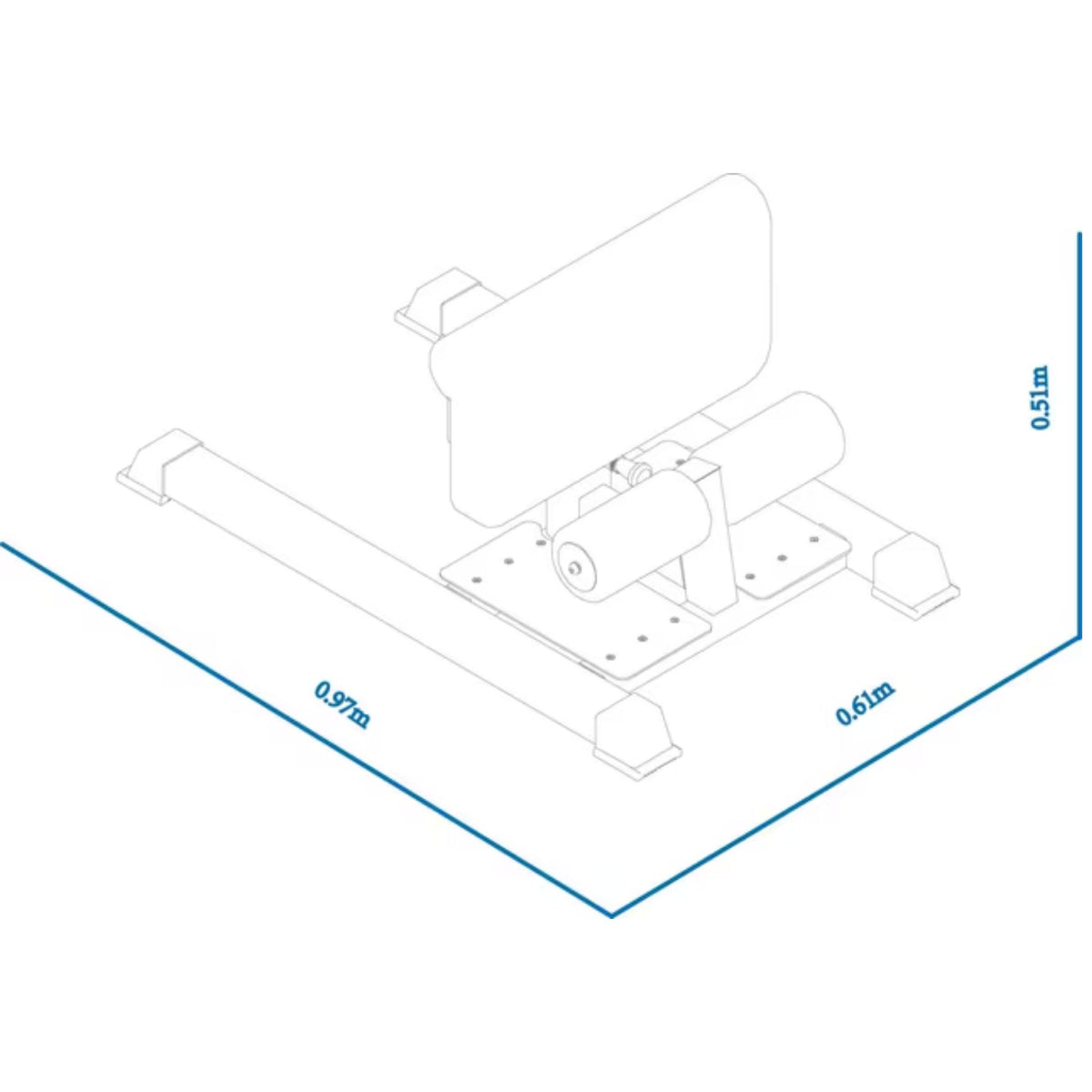 BodyKore Sissy Squat FL1213 Specifications