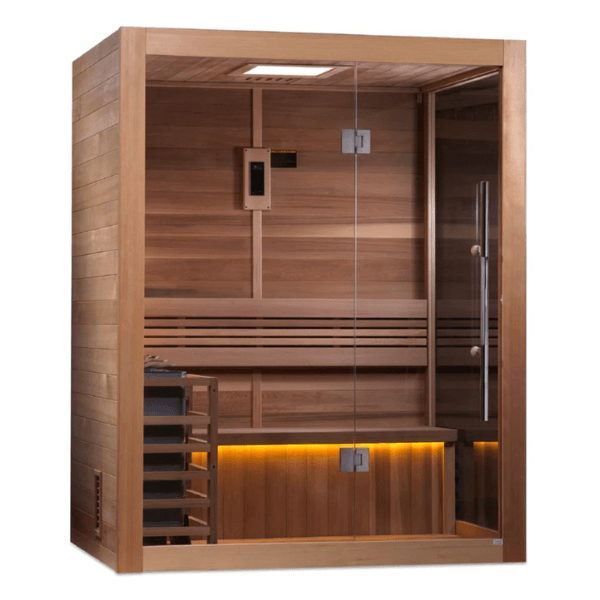 Golden_Designs_Hanko_Edition_2_Person_Indoor_Traditional_Sauna_GDI-7202-01_right_front_Side_View_1