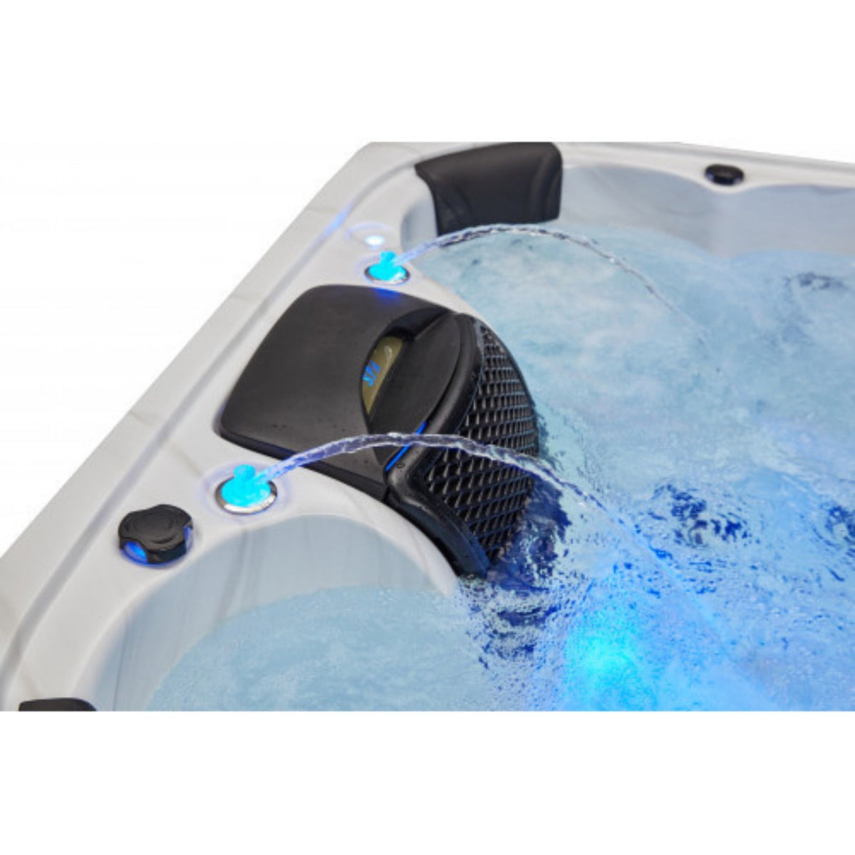 Luxury Spas Victoria 6-Person Hot Tub Close View 2 Jet Pumps