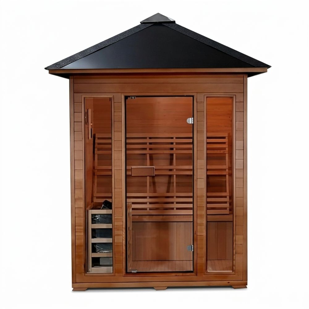 SunRay Waverly 3-Person Outdoor Traditional Sauna 300D2