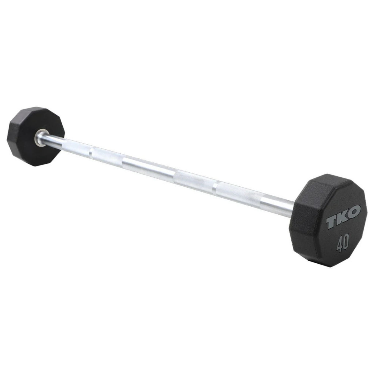 TKO 20-110 lb. Fixed Straight Bar Set, Urethane 806TU-G10 2
