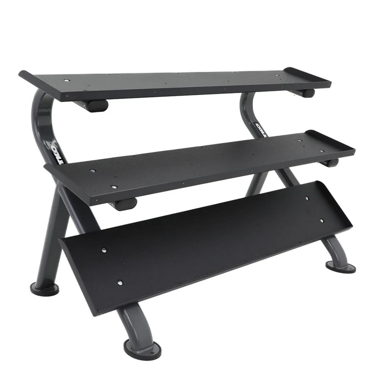 TKO 3-Tier Horizontal Dumbbell Rack (holds 5-75lbs) 890HDR-B