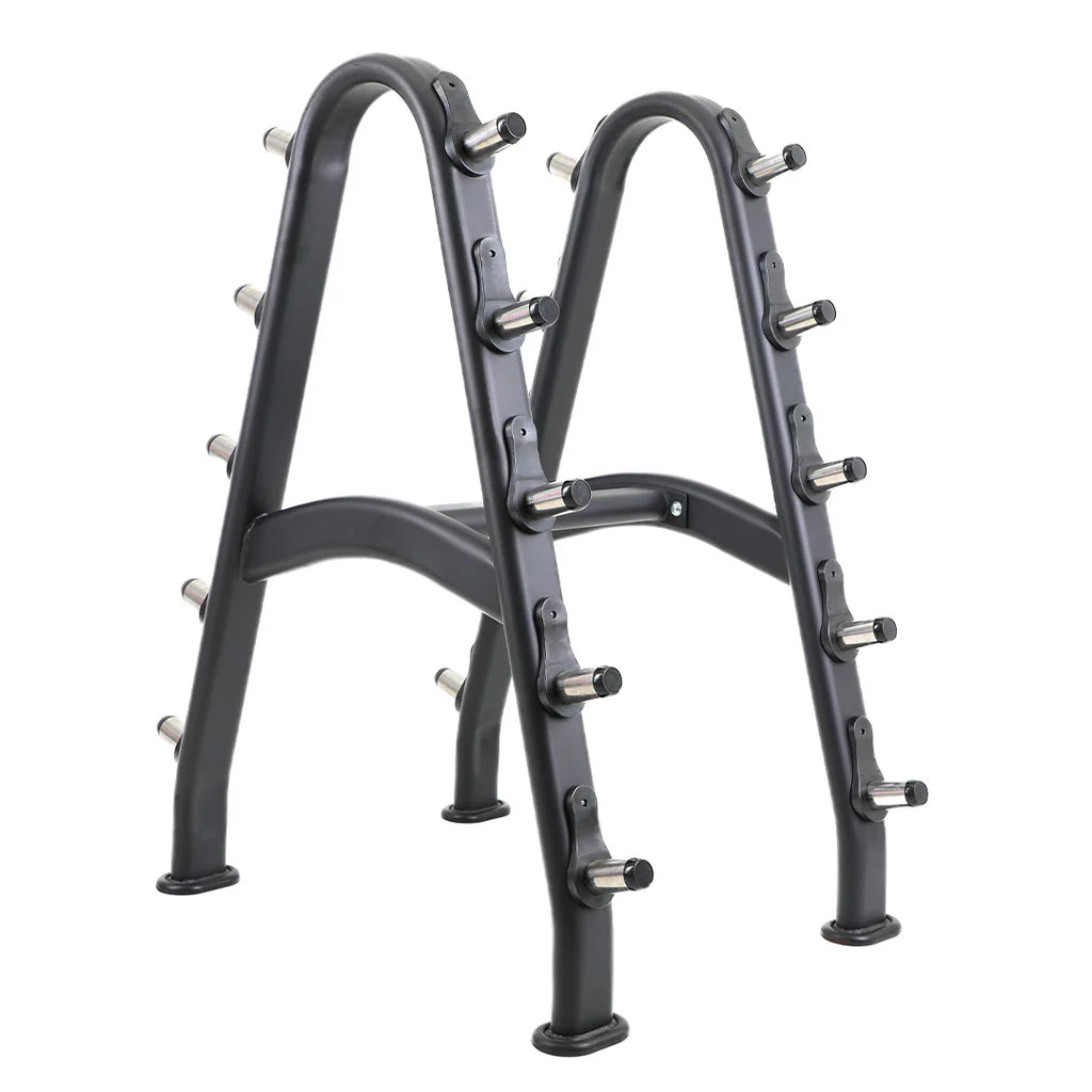 TKO Fixed Barbell Rack - 846BBR-BK - Black Metal weight rack
