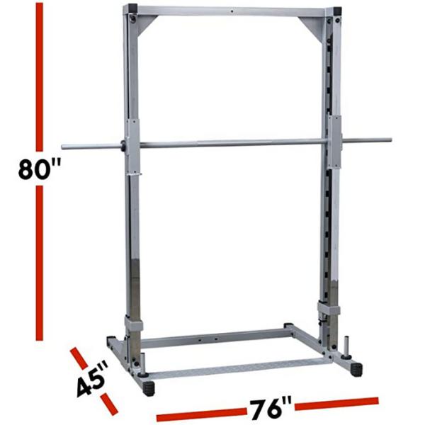Body-Solid Powerline Smith Machine PSM144X Dimensions
