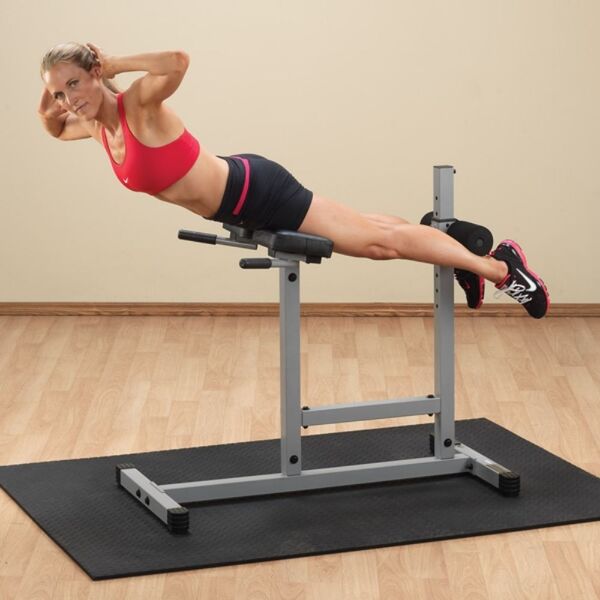 Body-Solid Powerline Roman Chair Back Hyperextension PCH24X model extending