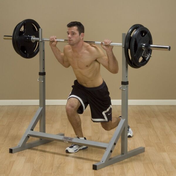 Body-Solid Powerline Squat Rack PSS60X Squat lunge