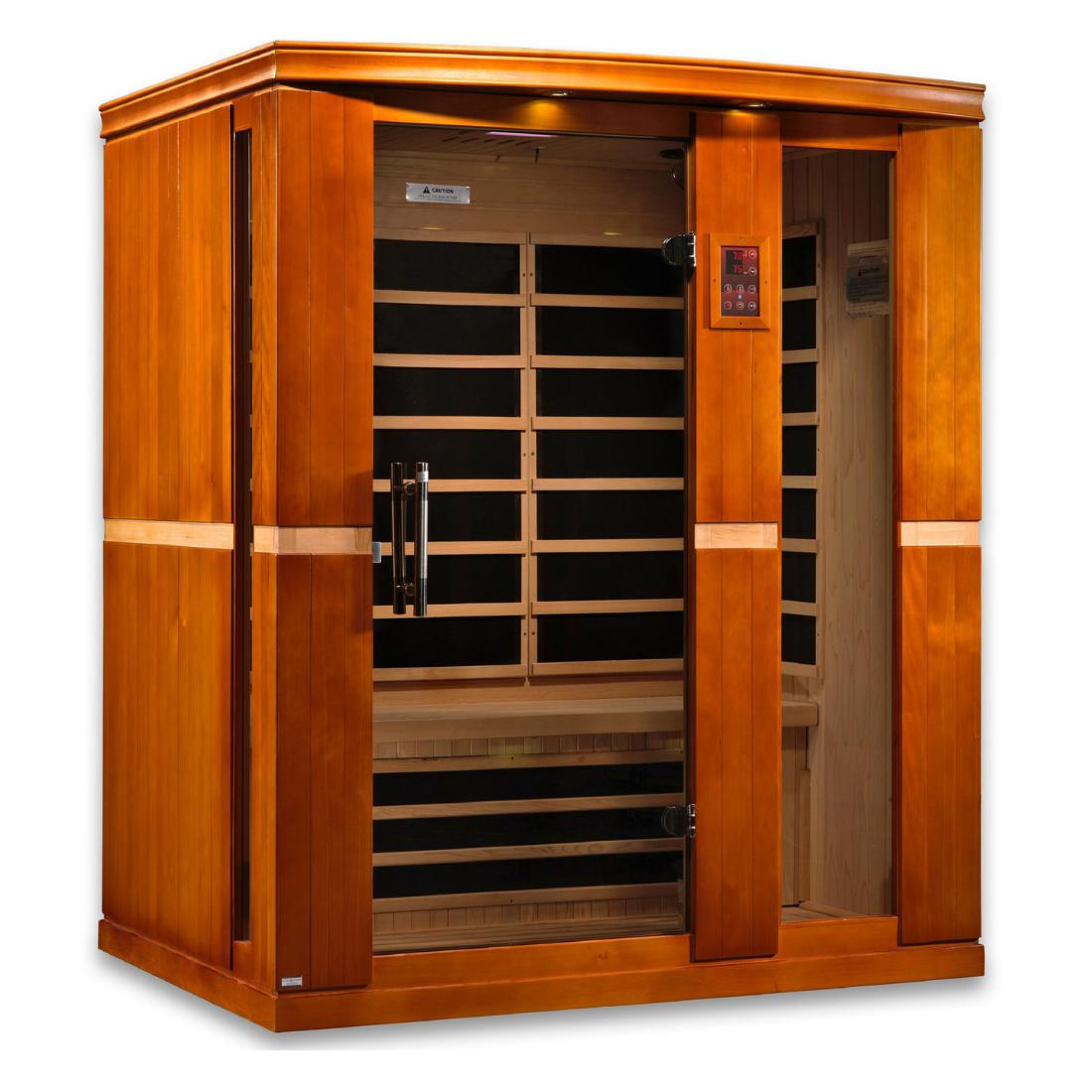 Dynamic "Palermo Edition" 3-Person Low EMF Far Infrared Sauna, DYN-6330-01