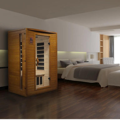 Dynamic "Versailles Edition" 2-Person Low EMF Far Infrared Sauna, DYN-6202-03 home examples
