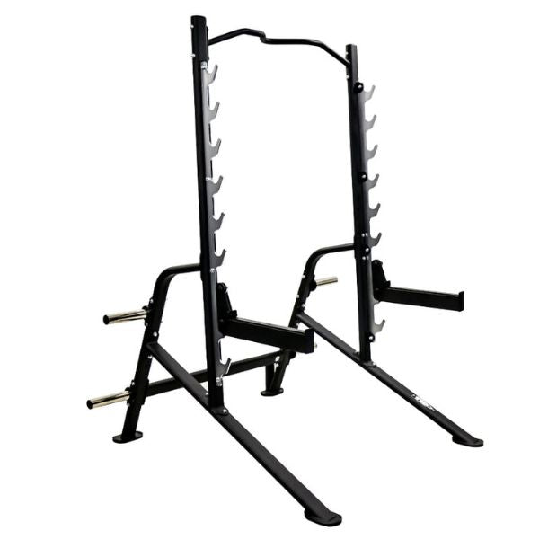 beautiful angle of jcups and squatter arms on the TKO Squat Rack 6005