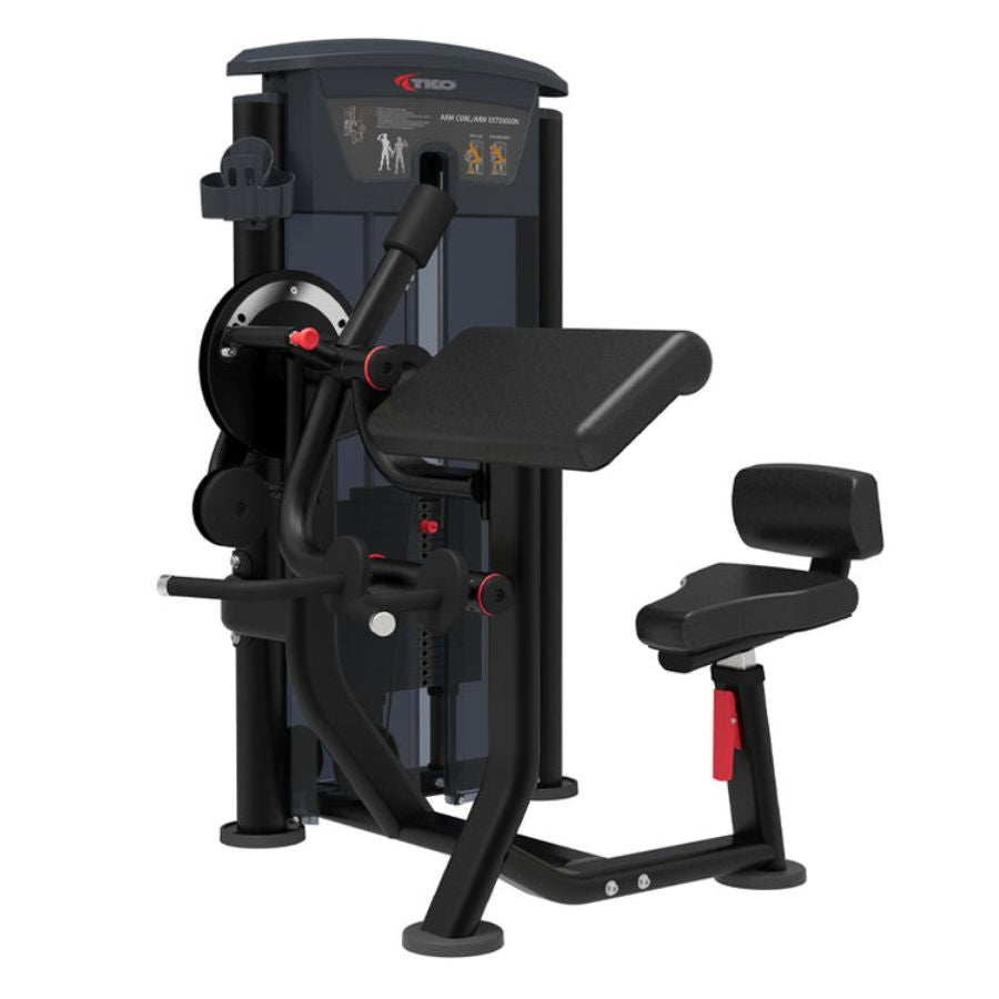 TKO Bicep Curl and Tricep Extension Machine 7063-G2
