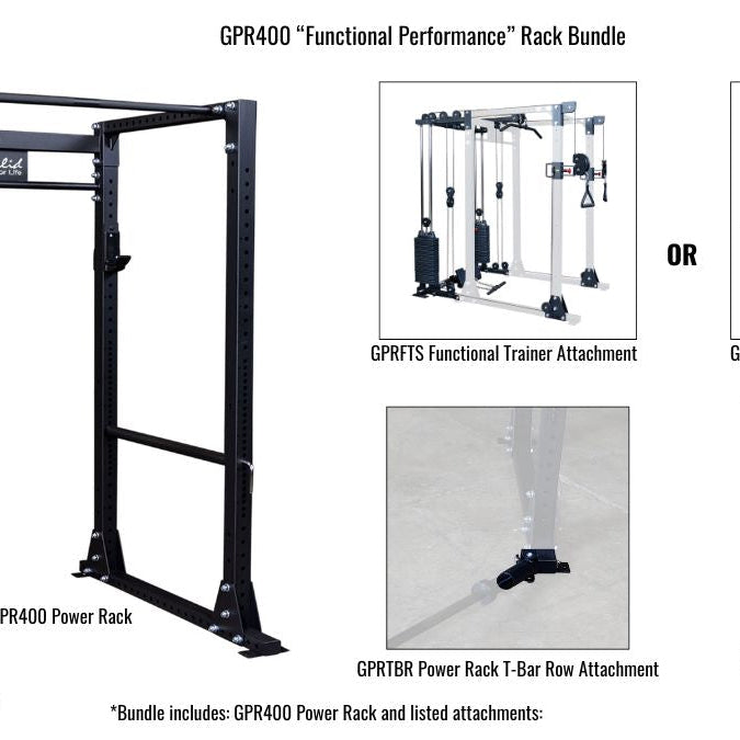 Complete home gym setup with power rack and functional trainer