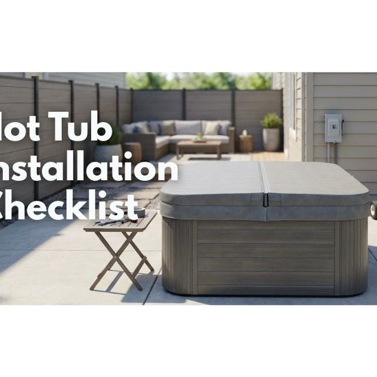 Hot tub installation checklist for delivery day electrical and setup steps
