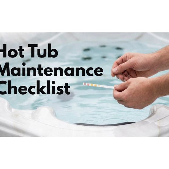 hot tub maintenance testing water