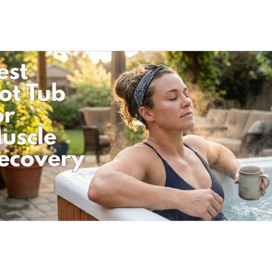 Hot tub soak after workout for muscle recovery at home