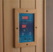  3-Person Corner Full Spectrum PureTech™ Near Zero EMF FAR Infrared Sauna Bronze Privacy Tempered Glass