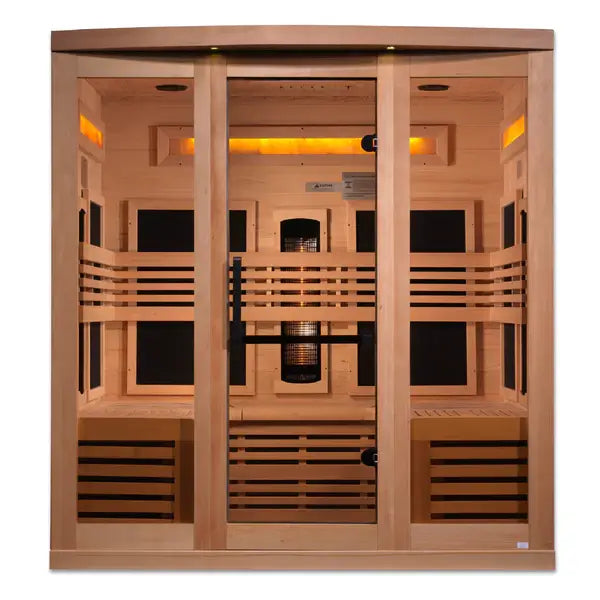 6-Person Full Spectrum PureTech™ Near Zero EMF FAR Infrared Sauna GDI-8260-01