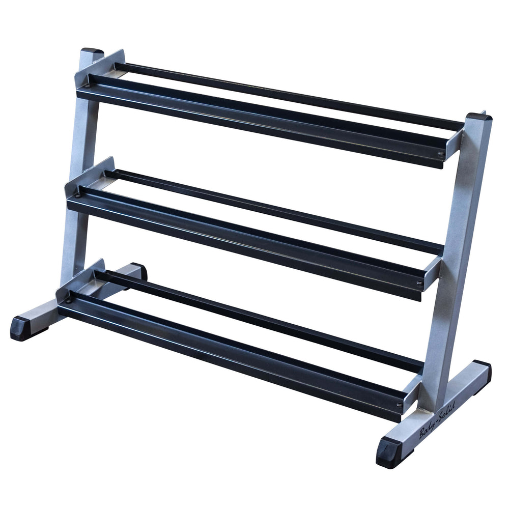BODY-SOLID 3 TIER HORIZONTAL 48" DUMBELL RACK GDR48