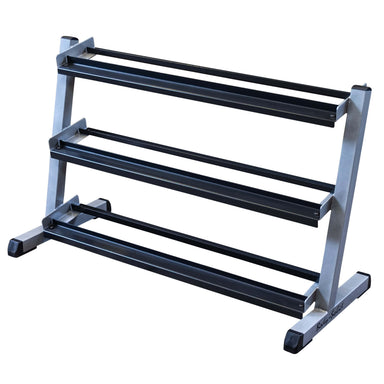 BODY-SOLID 3 TIER HORIZONTAL 48" DUMBELL RACK GDR48