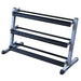 BODY-SOLID 3 TIER HORIZONTAL 48" DUMBELL RACK GDR48