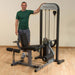 BODY-SOLID PRO SELECT LEG EXTENSION / CURL STATION, 210LB STACK 4