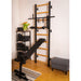 BenchK Workout Bench B1B with black wall bar set iniside a home 