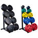 Body-Solid Capacity Olympic Weight Tree Bumper Plate Rack