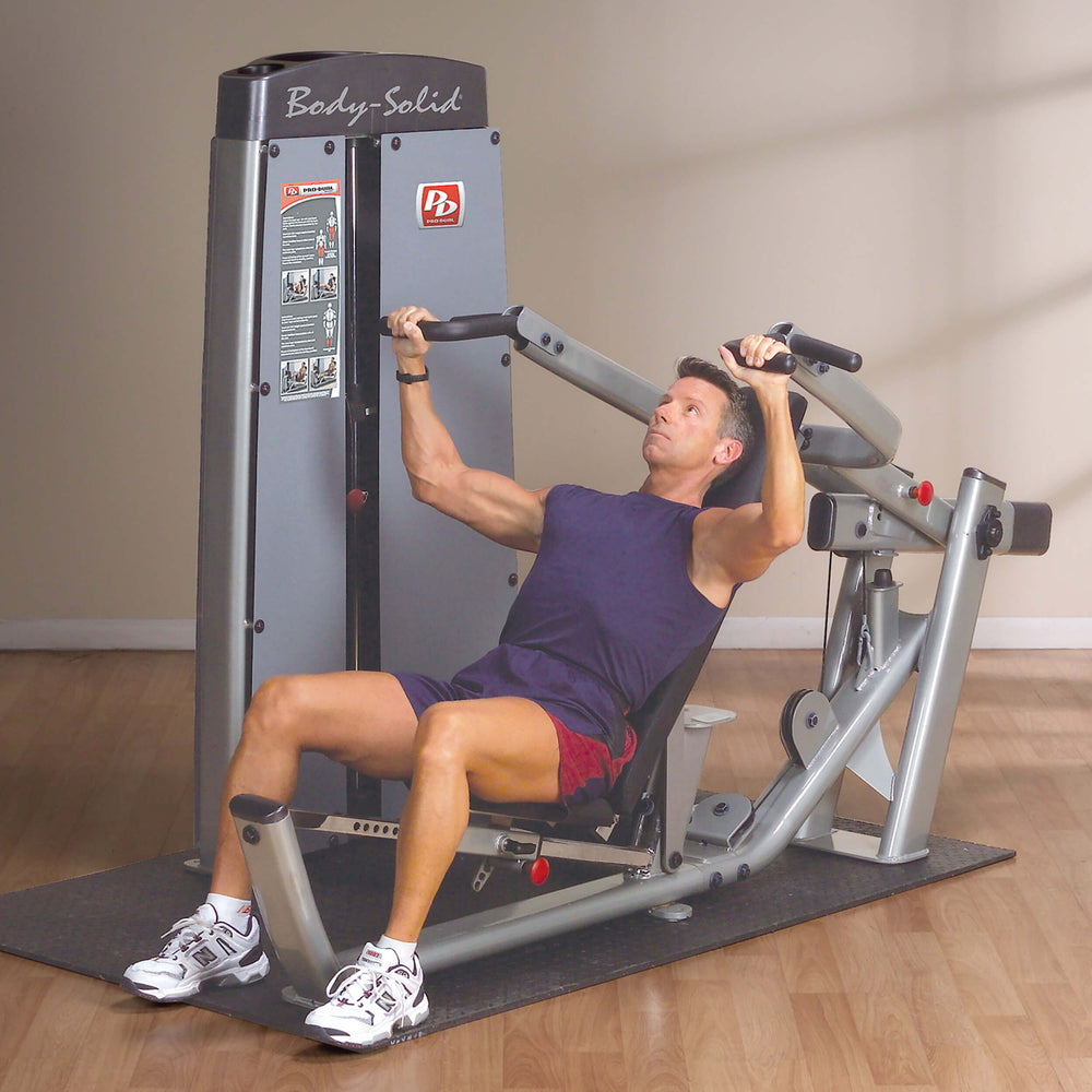 Body-Solid Dual Fid Press-Machine, Freestanding No Stack Incline Press