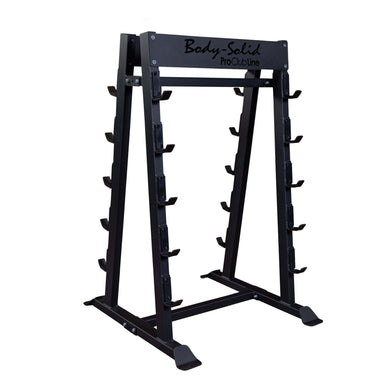 Body-Solid Fixed Barbell, Fixed Curl Bar Rack SBBR100