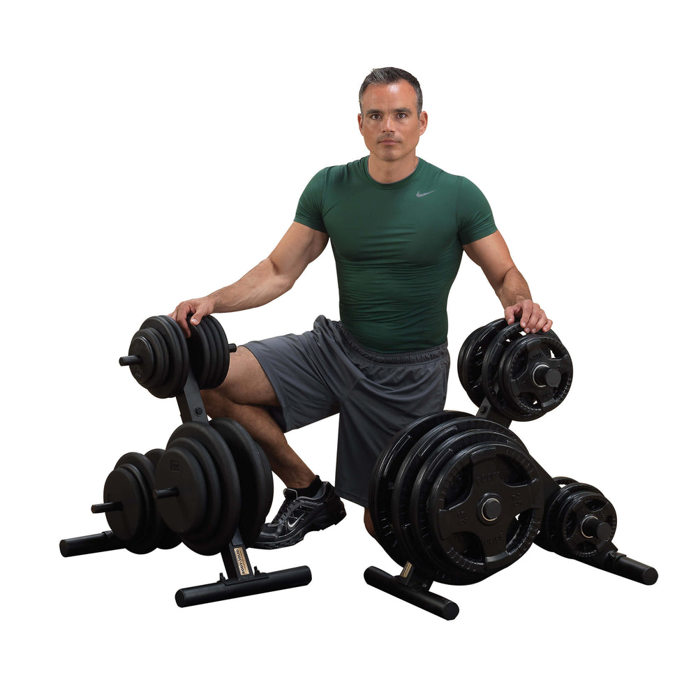 Body-Solid Olympic Weight Tree Six Storage