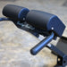 Body-Solid 45 Back Hyperextension GHYP345B Padded support and handlebar section of hyperextension bench 