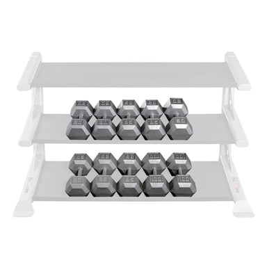 Body-Solid 80-100 lb. Iron Hex Dumbbell Set SDS900