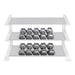 Body-Solid 80-100 lb. Iron Hex Dumbbell Set SDS900