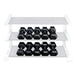 Body-Solid 80-100 lb. Rubber Hex Dumbbell Set SDRS900