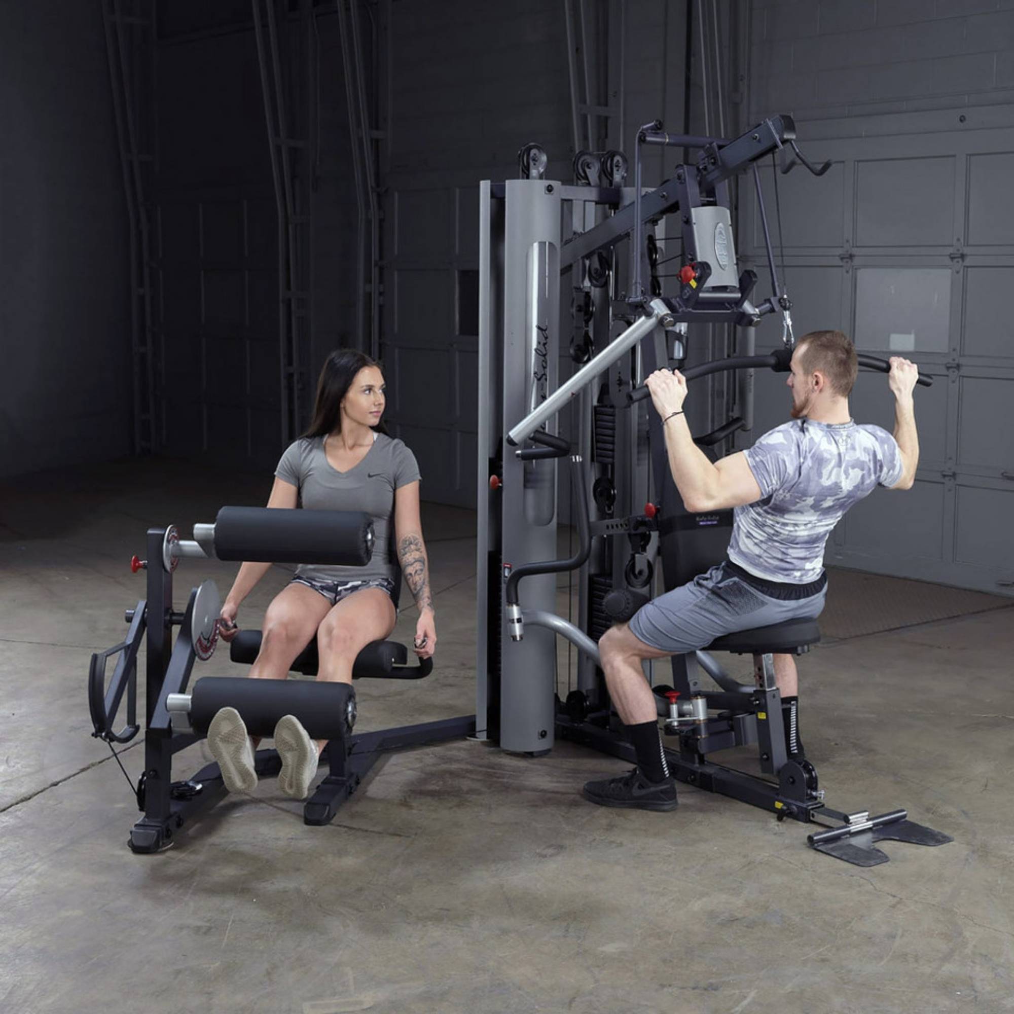 Body-Solid Bi-Angular Multi-Stack Gym Two Users