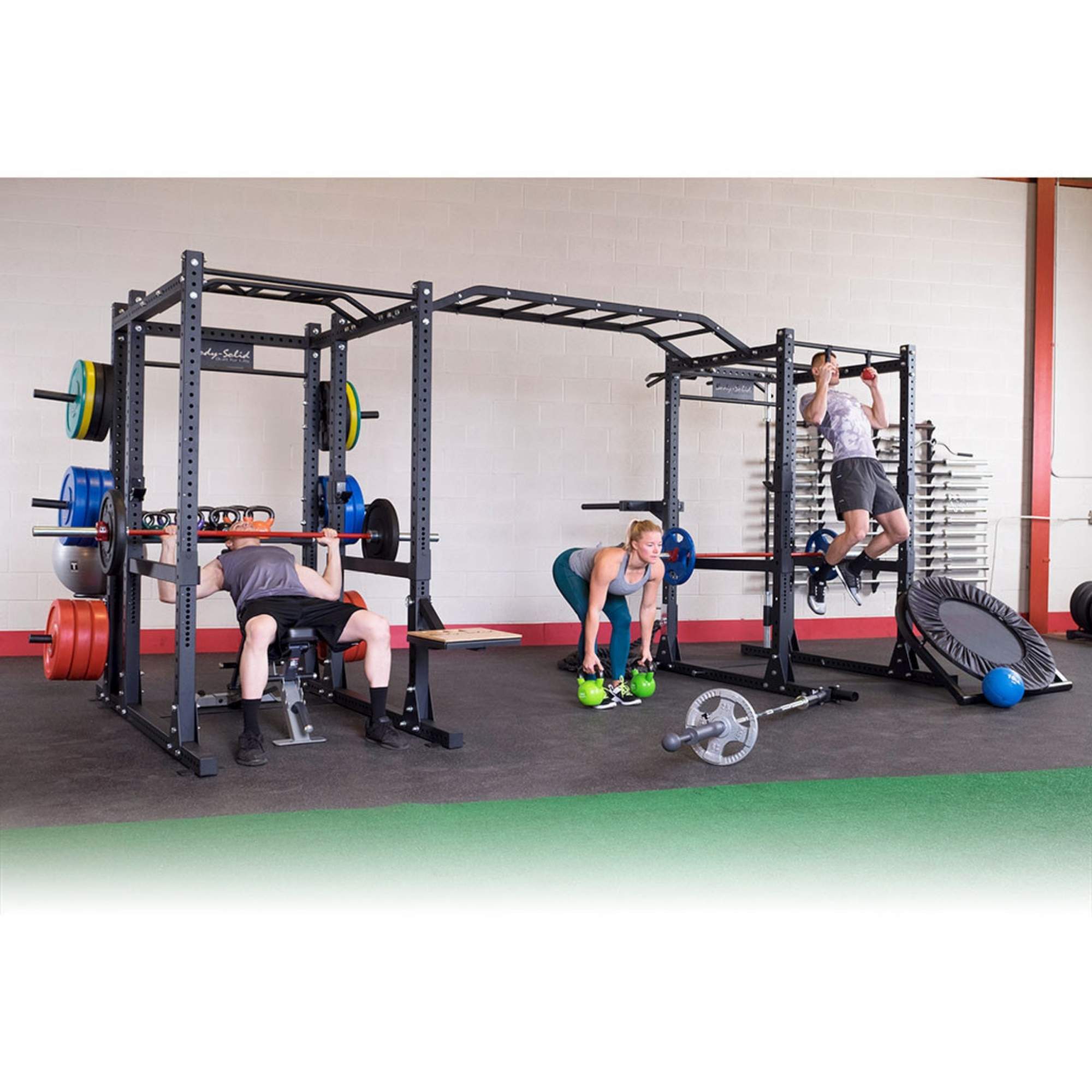 Body-Solid Commercial Double Power Rack Package SPR1000DB