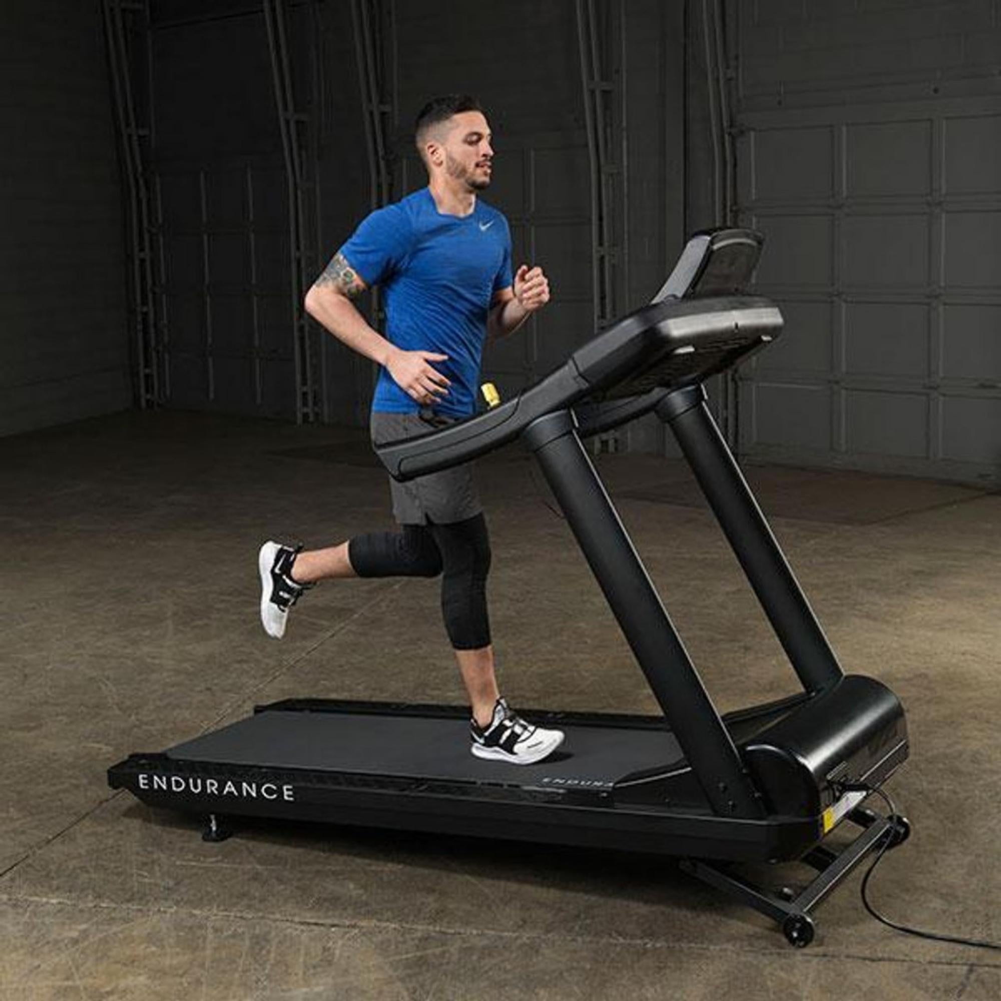 Body-Solid Commercial Treadmill  T150 8 Point Elastomer Cushioning