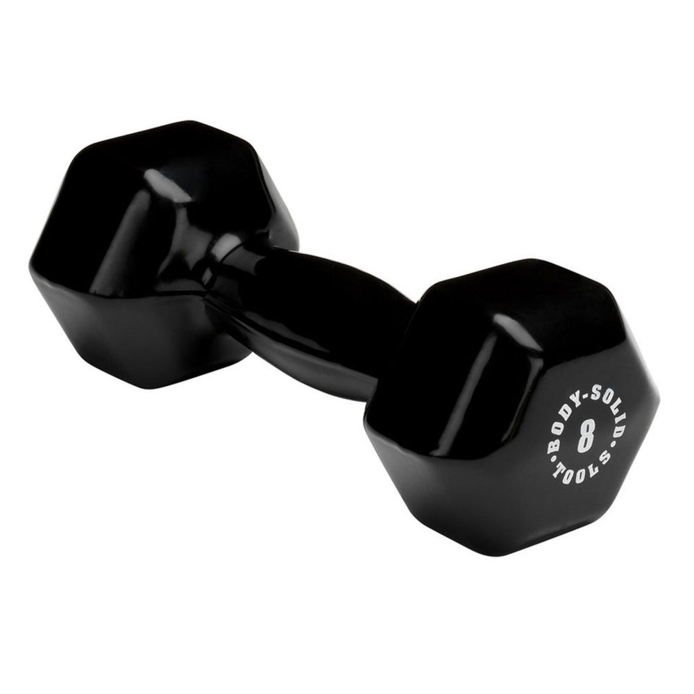 Body-Solid Commercial Vinyl Dumbbell Package GDR500 Dumbbell Black