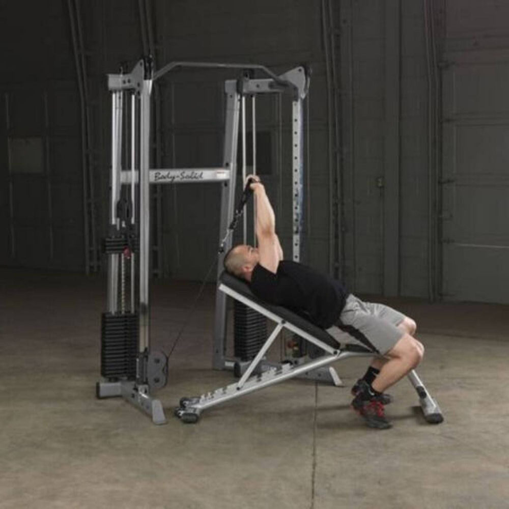 Body-Solid Compact Functional Training Center GDCC210 user Tricep from the Lower Pulley