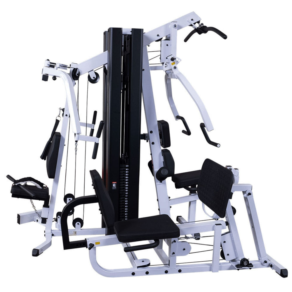 Body-Solid Dual Stack Home Gym with Leg Press EXM3000LPS Without Background
