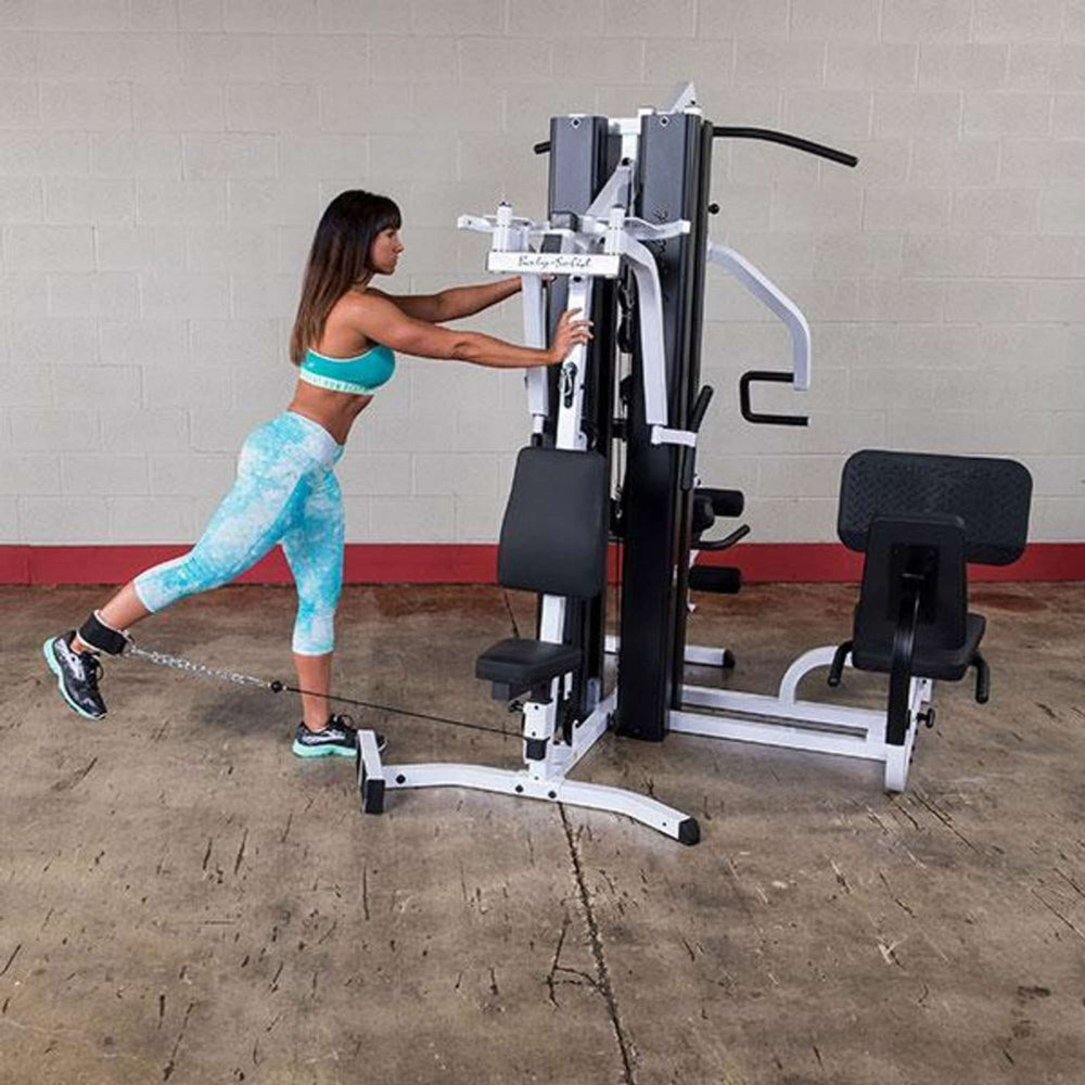 Body-Solid EXM3000LPS Dual Stack Home Gym with Leg Press
 Leg Pull